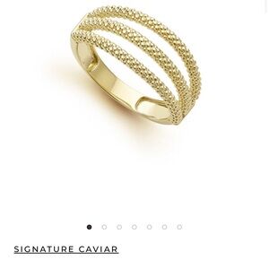 Lagos Size 7 - 18k gold ring